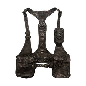 Share Spirit leather vest